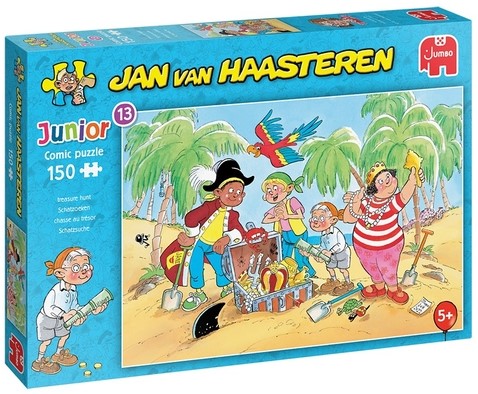 Puzzel Jan van Haasteren Junior 13 Treasure Hunt 150 stukjes